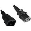 MicroConnect PowerCord C13-C20 0.5M Black