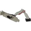 StarTech.com Slot piastra LP da seriale maschio 9 pin a header scheda madre 10 p