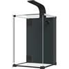 PawHut Acquario per Casa 36L con Filtro Integrato e Luce LED 30x30x45.5 cm Nero