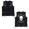 W WIDMANN MILANO Party Fashion - Costume biker gilet Outlaw, in similpelle, rocker, costumi di carnevale