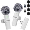 OSA Microfono lavalier wireless USB per iOS/Android/PC/Laptop, microfono