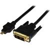 StarTech.com Cavo Micro HDMI a DVI-D 1 m - M/M (1M MICRO HDMI TO DVI-D CABLE - M