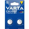 Varta LITHIUM Coin CR2032 [Batteria a bottone, 3V] Blister da 2 (1x2 electronic