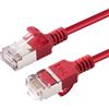 Microconnect V-FTP6A03R-SLIM cavo di rete Rosso 3 m Cat6a U/FTP [STP] (CAT6A U-F