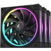 DeepCool FL12 120mm PWM 3 Pack Fan - High Performance, Low Noise, Fluid Dynamic