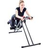 TechFit Panca per Addominali - Panca Palestra Pieghevole Attrezzatura di Fitness Verticale, Supporto per l'Addome Fermo, Dispositivo per Vita, Piattaforma di Resistenza