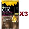Garnier 3 PZ GARNIER OLIA COLORAZIONE PERMANENTE SENZA AMMONICA 6.0 CASTANO CHIARO