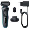 Braun Series 5 51-M1200S Rasoio Trimmer Nero, Blu 32654