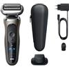 Braun Rasoio Barba Elettrico Wet & Dry Autonomia 60 min Gold Serie 7 72-C1200S