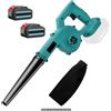 Soffiatore Aspiratore Batteria 48V 2x Batterie Aria Foglie Giardino Auto Pulizia