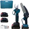 Kit Potatura 2 in 1 Forbice Mini Motosega 6 Pollici 2x Batterie Litio Valigetta
