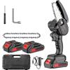 Mini Motosega 4 Pollici 48V 88V 2x Batterie Litio Sega Potatura Giardino Kit 2X