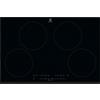 Electrolux Piano cottura Induzione 4 Fuochi Elettrico Incasso 80cm Nero LIT81443