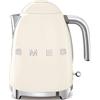 Smeg KLF03CREU Bollitore Elettrico Panna 2400W 1.7 LT. Estetica 50's Style