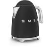 SMEG KLF03BLMEU Bollitore Elettrico Nero 1,7 L Style 50's Manico Ergonomico