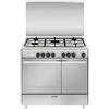 Glem Gas Cucina a Gas 5 Fuochi Forno Elettrico Ventilato 90x60 cm UR965MI