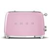SMEG Toaster 2-slot Stile Compact 50S TSF01PKEU, Cadillac Pink, High Gloss
