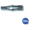 Fischer 100x Fischer tassello Nylon Fu E-100 Mm 6X45