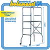 Marchetti Trabattello Marchetti 20072 Trio Alluminio 1,30x0,60 m H1,88 m