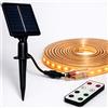 RobertAgor Driwei STRISCIA LED SOLARE 5 METRI TELECOMANDO BIANCO CALDO 3000K PER ESTERNO ET-31609
