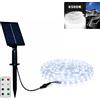 RobertAgor Driwei STRISCIA LED SOLARE 5 METRI TELECOMANDO BIANCO FREDDO 6500K PER ESTERNO ET-31608