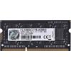 G.Skill DDR3 4 GB (1x4 GB) 1066 MHz 204 pin SO DIMM F3-12800CL11S-4GBSQ
