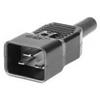 MicroConnect IEC Power Adaptor C20 Plug