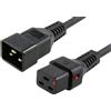 MicroConnect IEC Male C20 to C19 IEC Lock