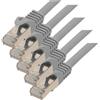ShiverPeaks Cavo patch TP S/FTP PIMF Cavo Raw Cat.7 (VE5) Grigio 3.0m