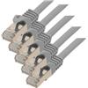 ShiverPeaks Cavo patch TP S/FTP PIMF Cavo Raw Cat.7 (VE5) Grigio 1,0m