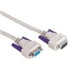 Hama Cavo prolunga monitor VGA HDD 15 pin M/HDD 15 pin F, 1,8 metri, grigio, 1 s