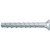 Fischer Viti per Calcestruzzo UltraCut FBS II 6x120/65 SK con Testa Svasata Piana per Fissaggio e Installazione Controsoffitti in Cemento, per Zona Sismica C1, Acciaio Zincato, 100 pz