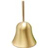 Campanello a Mano in Ottone Suono Chiaro e Forte Campana con Manico per Anziani