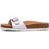 Dr.Scholl's SHOES Scholl Estelle, Sandali Donna, Bianco 3, 41 EU