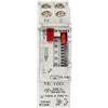 4GREEN TE 10D - Interruttore Orario Elettromeccanico a Cavalieri, Timer con Programmazione Giornaliera, 1 Modulo DIN, Riserva di Carica 100 ore, Bianco