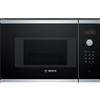 Bosch Forno Microonde da incasso BEL523MS0 con Grill 20 Litri Nero Finiture Inox