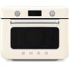 SMEG 🧁Smeg COF01CREU Forno Combinato Vapore Panna Lucido Estetica 50's Style