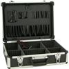 TANIASHOP Valigetta Porta Attrezzi per Elettricista in Alluminio 6 Scomparti 460X340X160mm