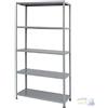 Andrighetti Scaffale Ad Incastro Zincato 5 Ripiani Con Rinforzo Cm 100X40Xh 188