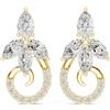 Senza marchio Orecchini TCW 2,1 Ct Natural VVS1 D Diamond Fancy Promise da donna in oro 14k...