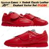 Reebok Eames × Reebok Classic Leather Elephant Vector Red GY6384 taglia da uomo