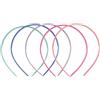 Creativ Cerchietti per capelli, colori asst., L: 8 mm, 25 pz/ 1 conf.