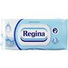 Regina Carta igienica idratata ultra sensibile, 12 confezioni da 42 fogli, con pantenolo, cura delicata, risciacquabile, ipoallergenica e inodore, con pH neutro, senza alcol