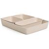 TATAY Organizer Cassetti Baobab | Set da 4: A6 + A5 + A4 + Slim | Cestino Portaoggetti | Design Elegante Funzionale | Ordine Casa e Ufficio | Plastica 100% Riciclata senza BPA, Ecohome
