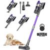 X18 Aspirapolvere Senza Fili 60Kpa/650W/80Min, 8-In-1 Scopa Eletrica Verticale A
