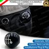 ESL POMELLO LEVA CAMBIO FIAT 500 6 MARCE NERO LUCIDO ABS SPECIFICO