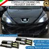 ELM COPPIA LUCI DIURNE DRL 15 LED P21W BAY15D CANBUS PEUGEOT 308 MK1 6000K