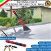 ESL ANTENNA CORTA 12 CM ROSSO FINITURA CARBONIO PER ALFA ROMEO GIULIETTA