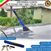 ESL ANTENNA CORTA 12 CM BLU FINITURA CARBONIO PER ALFA ROMEO GIULIETTA