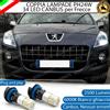 ELM COPPIA LUCI DIURNE DRL 34 LED PH24W CANBUS PEUGEOT 3008 MPV 6000K NO ERROR